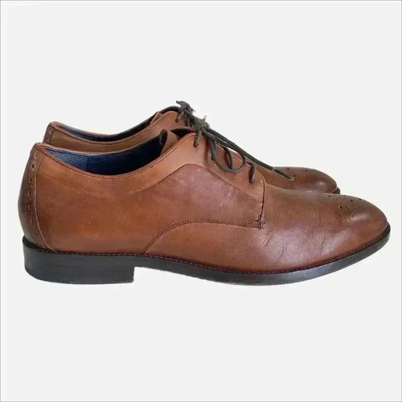 Cole Haan Grand 360 Men's Brown Leather Dress Oxford Shoes 11.5 M 206801 - Picture 1 of 10